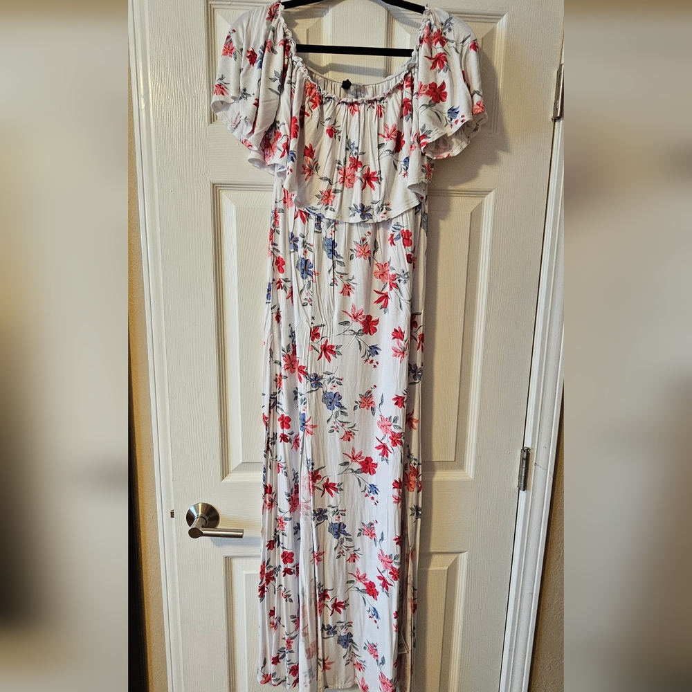 Floral summer coctail dress
